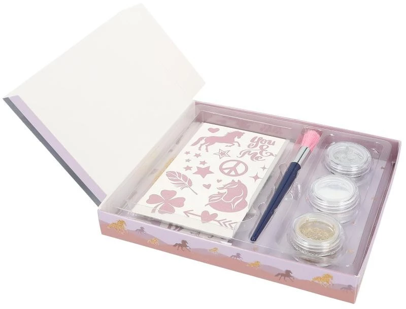 Miss Melody - Glitter Tattoo Set  NIGHT HORSES ( 0412657 ) / Toys