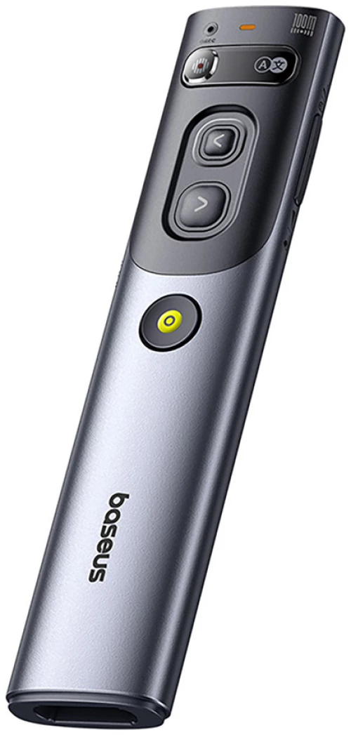 Baseus Orange Dot Laser Pointer with AI and Automatic Translation - Gray (with battery)