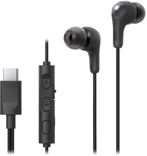 JVC HA-FR9UC Headset Wired In-ear Calls/Music USB Type-C Black