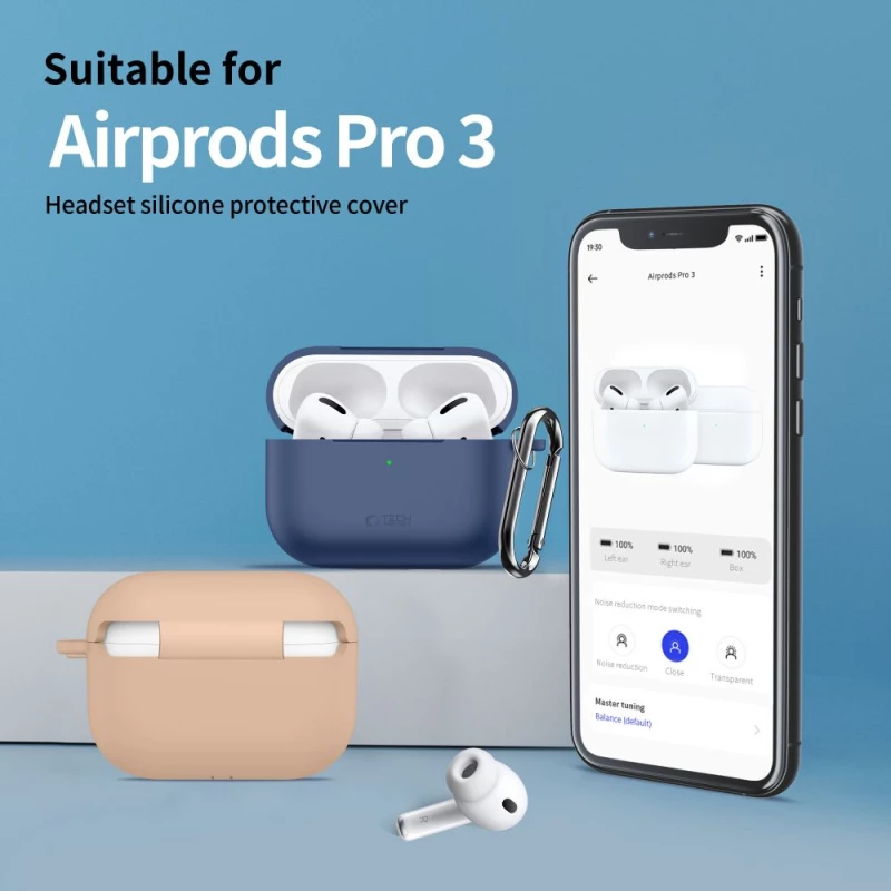 Tech-Protect Silicone Hook Case for AirPods Pro - Purple