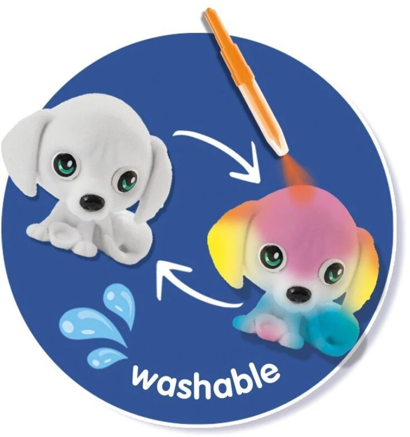 SES Creative - Blow Pens - Decorate 3 Puppies - (S14333) / Toys