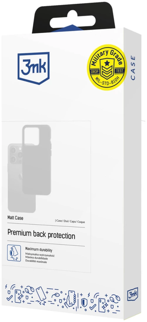 3mk Matt Case for iPhone 6 / 6s - black