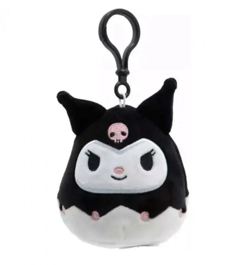 Squishmallows Sanrio Kuromi Λούτρινο Μπρελόκ 9cm