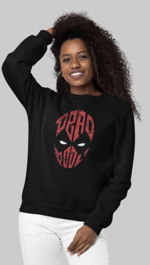 Deadpool W Φούτερ (Replica) - BLACK
