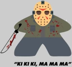 Jason Voorhees Meeple W T-Shirt - SAGE GREEN