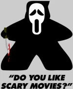 Ghostface Meeple W Φούτερ - BLACK