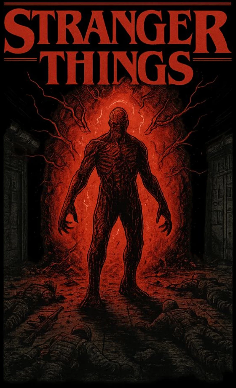 Stranger Things Vecna’s Arrival Παιδικό T-Shirt - BLACK