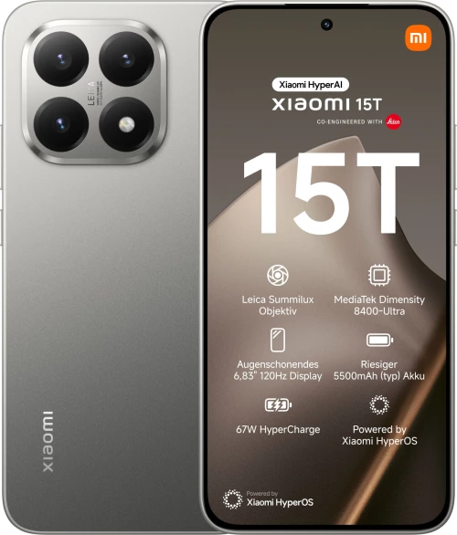 Xiaomi 15T 5G (12GB/256GB) Silver