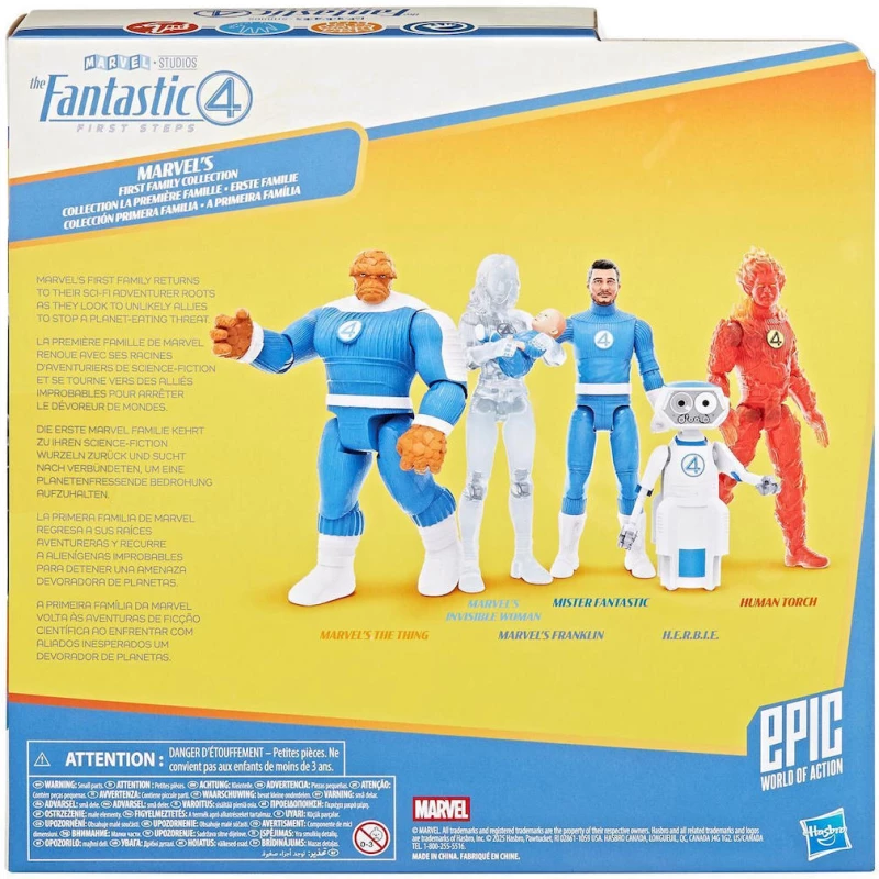 MARVEL STUDIOS EPIC WORLD OF ACTION THE FANTASTIC 4 FIRST STEPS-FIRST FAMILY- G0982
