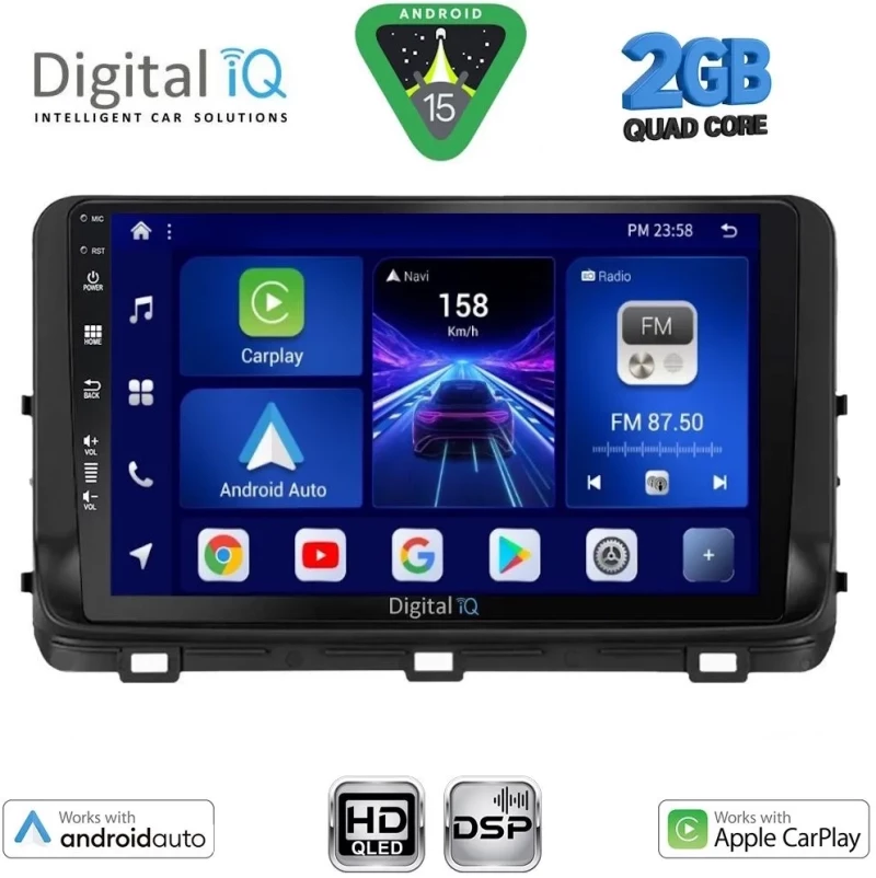 DIGITAL IQ BXC 3303_CPAA (10inc) MULTIMEDIA TABLET for KIA CEED - XCEED mod. 2018-2022 DIGITAL IQ BXC 3303_CPAA