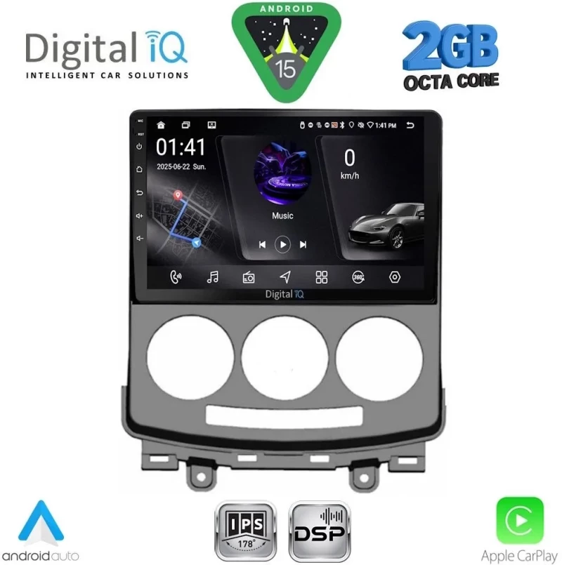 DIGITAL IQ RSF 4370_CPA (9inc) MULTIMEDIA TABLET for MAZDA 5 mod. 2004-2010 DIGITAL IQ RSF 4370_CPA