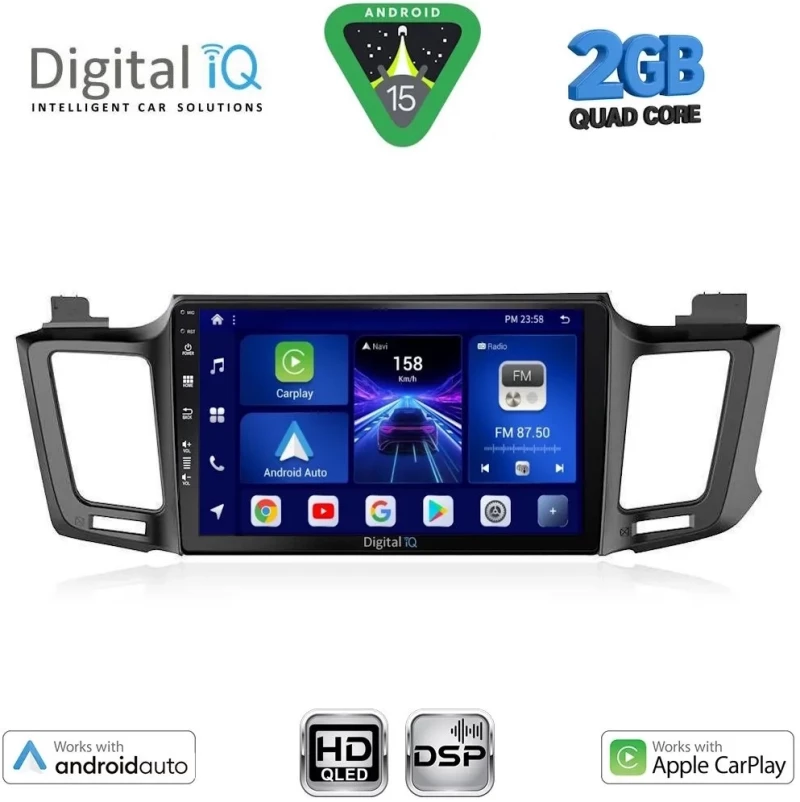 DIGITAL IQ BXC 3733_CPAA (10inc) MULTIMEDIA TABLET for TOYOTA RAV 4 mod. 2013-2019 DIGITAL IQ BXC 3733_CPAA