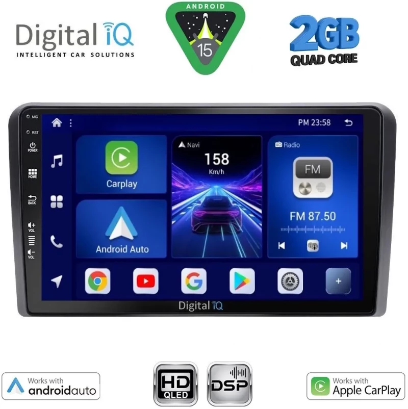 DIGITAL IQ BXC 3221_CPAA (9inc) MULTIMEDIA TABLET for HYUNDAI H1 mod. 2007-2020 DIGITAL IQ BXC 3221_CPAA