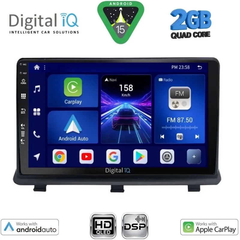 DIGITAL IQ BXC 3480_CPAA (9inc) MULTIMEDIA TABLET for OPEL ANTARA mod. 2006-2016 DIGITAL IQ BXC 3480_CPAA
