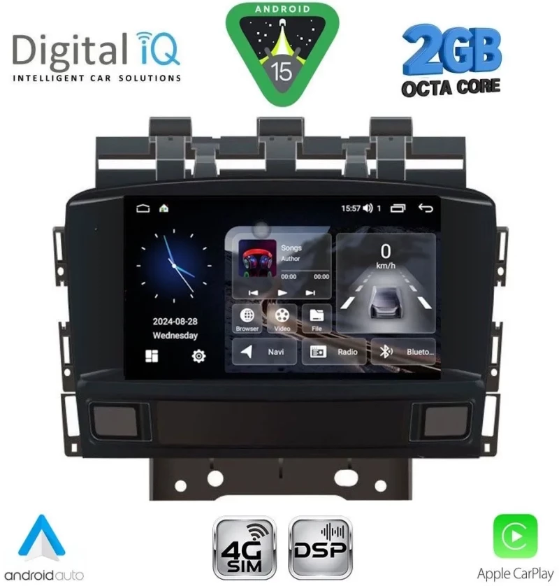 DIGITAL IQ BLF 372_CPA (8" DECK) MULTIMEDIA SYSTEM for OPEL ASTRA J mod. 2010-2016 DIGITAL IQ BLF 372_CPA
