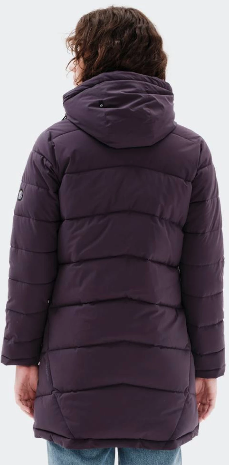 EMERSON Women's Hooded Long Puffer Jacket - 232.EW10.44-PURPLE