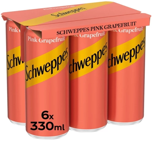 Schweppes Pink Grapefruit 6x330ml