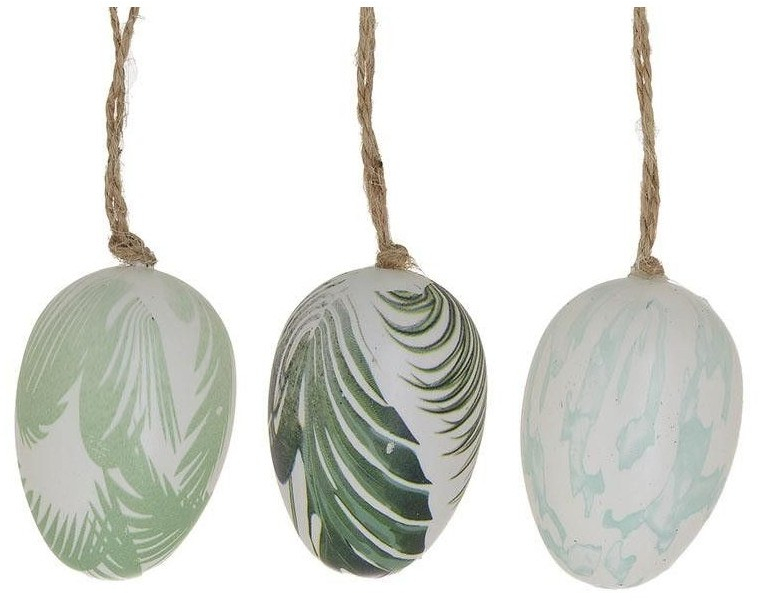 Σετ Διακοσμητικά Πασχαλινά Αυγά 6 Τεμαχίων InArt 1-70-146-0076 4x4x6