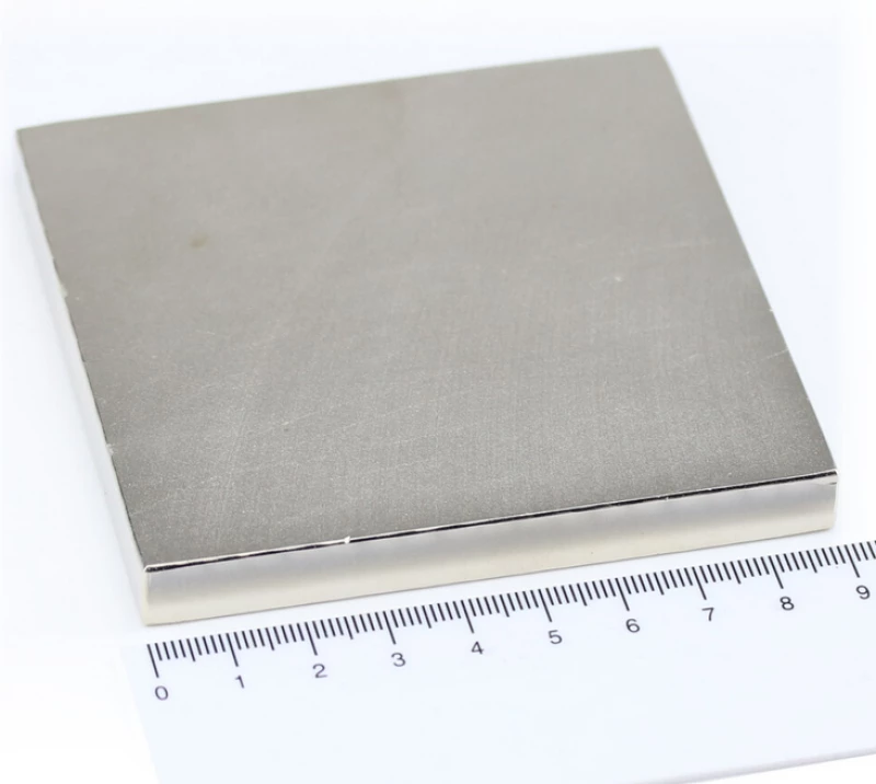 Μαγνήτης Παραλληλεπίπεδος 90x90x10mm Νεοδυμίου Δύναμη Έλξης 190kg