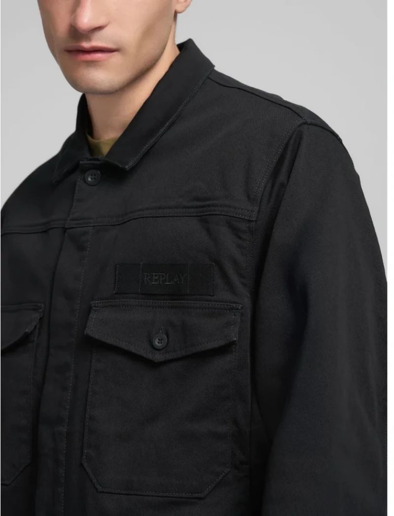 Replay Man BLACK DENIM JACKET