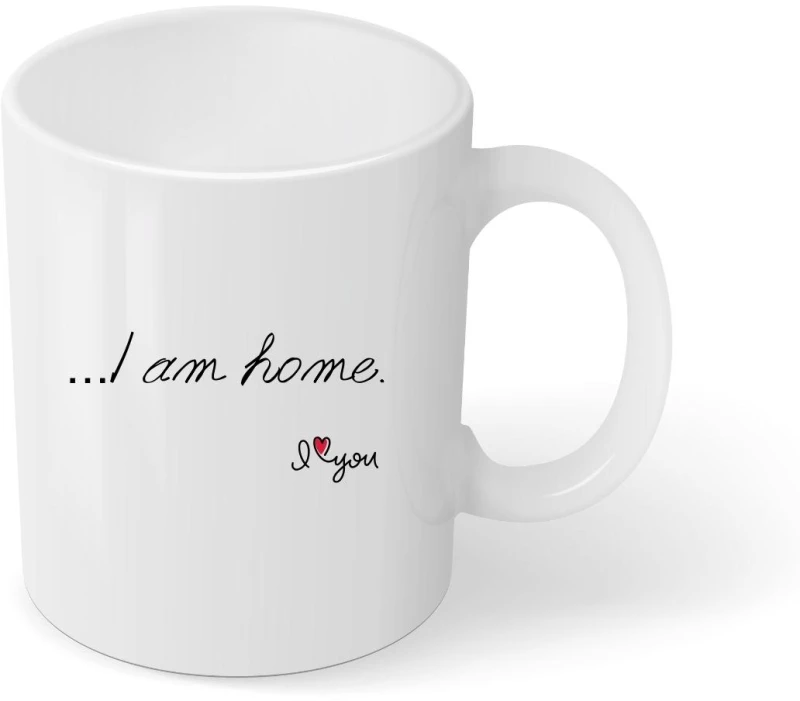 Κούπα Αγάπης With You I Am Home Σετ 2 Τεμάχια LOVE123-Λευκό