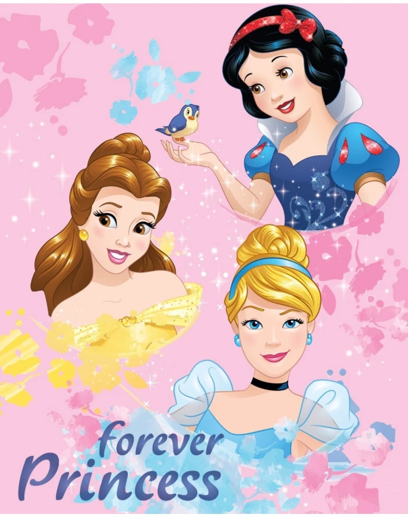 Κουβέρτα Fleece Κούνιας Disney Dimcol Princess 045 130x170