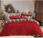 Κουβερτοπάπλωμα Υπέρδιπλο Nef-Nef Sweet Christmas Red 240x220