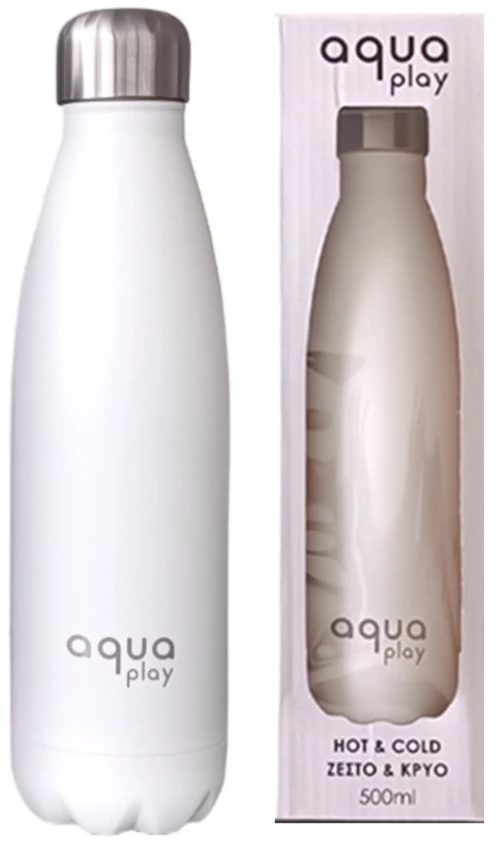 Μπουκάλι Θερμός 500 ml AquaPlay Λευκό