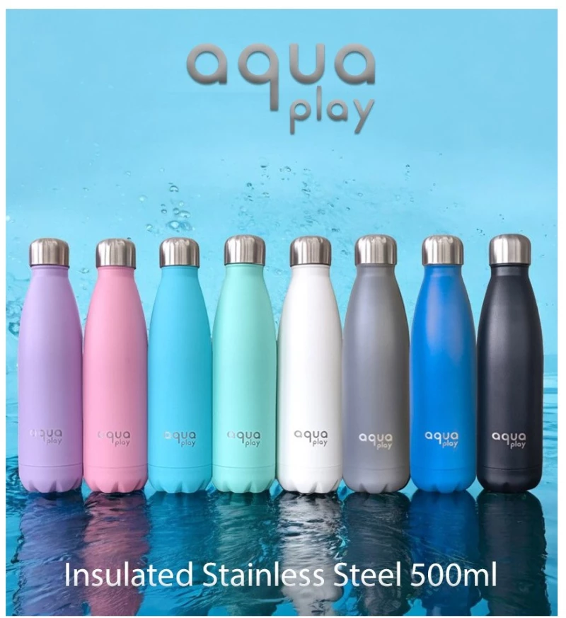 Μπουκάλι Θερμός 500 ml AquaPlay Λευκό
