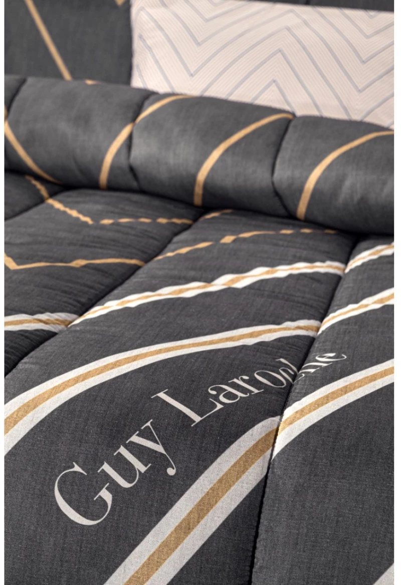 Παπλωματοθήκη Υπέρδιπλη Guy Laroche Canyon Anthracite 225x245