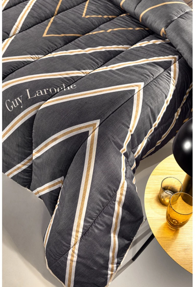 Παπλωματοθήκη Υπέρδιπλη Guy Laroche Canyon Anthracite 225x245