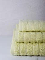 Σετ Πετσέτες 3 Τεμαχίων Anesis Cotton Pennie Φυστικί