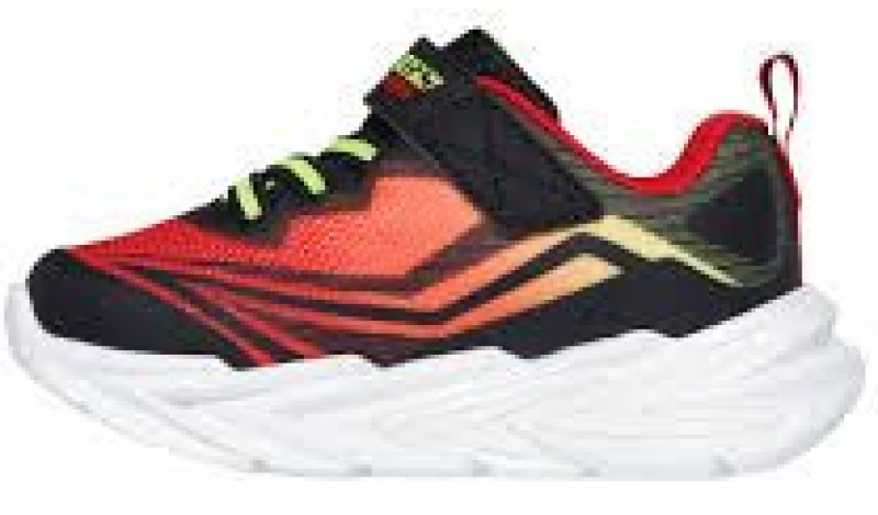 SKECHERS LIGHTED & STRAP (400139N-BKRD)