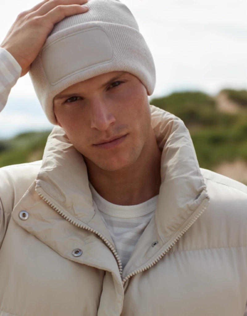 Σκούφος Beanie Beechfield CBB331-Λευκό