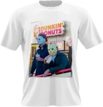 Αντρική Μπλούζα Michael Myers & Jason Voorhees OC572-Λευκό