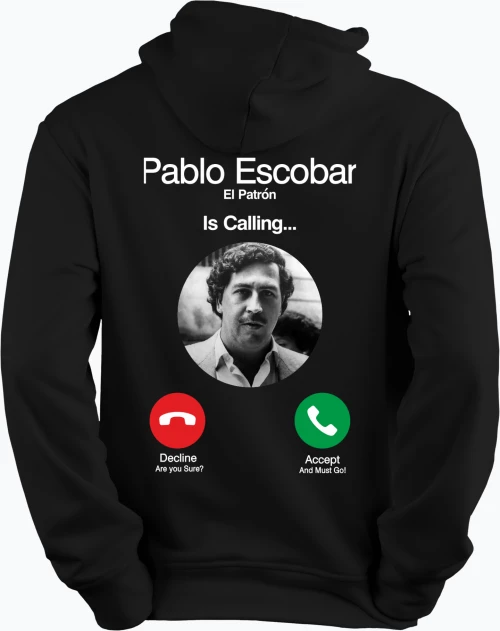 Φούτερ Pablo Escobar MFF050-Μαύρο