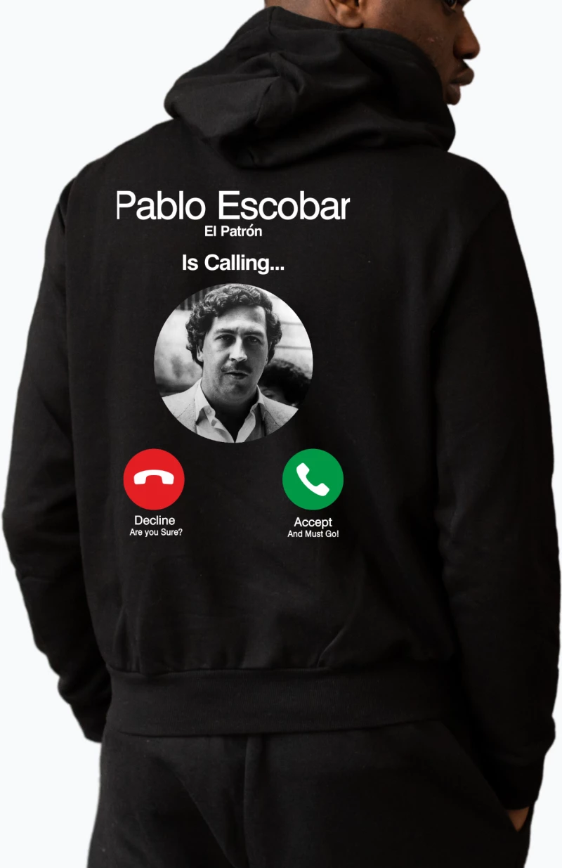 Φούτερ Pablo Escobar MFF050-Μαύρο