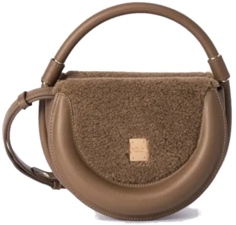 REPLAY WOMAN BAG FAUX FUR BAG AZTEC