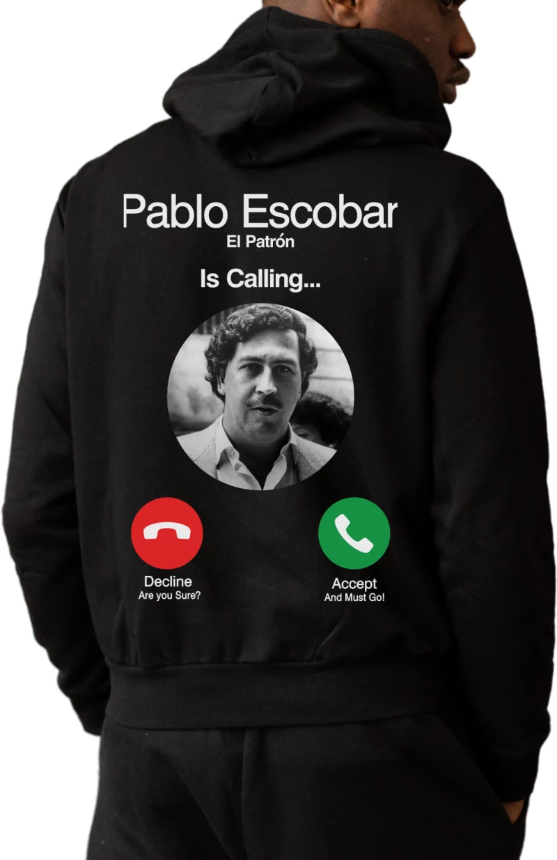 Ζακέτα Pablo Escobar MJP015-Μαύρο