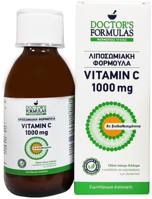 DOCTOR'S FORMULAS Vitamin C 1000mg Λιποσωμιακή Φόρμουλα 150ml