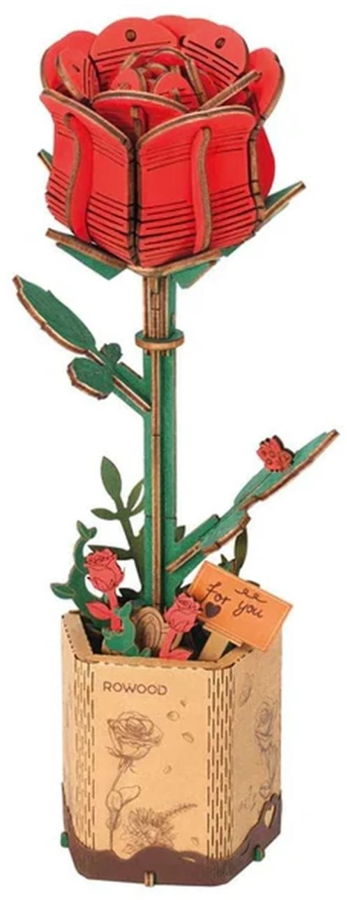 Robotime Κατασκευή Red Rose