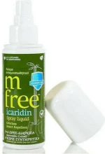 M-FREE Icaridin Άοσμο Εντομοαπωθητικό Spray Κατάλληλο Για Παιδιά 80ml