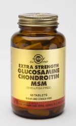 SOLGAR  Extra Strength Glucosamine Chondroitin MSM Συμπλήρωμα Για Την Υγεία Αρθρώσεων & Οστών 60 Ταμπλέτες