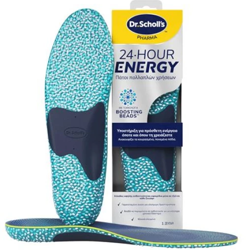 Dr.Scholl's 24-Hour Energy Πάτοι Πολλαπλών Χρήσεων Νο Small 35-40, 1ζευγάρι