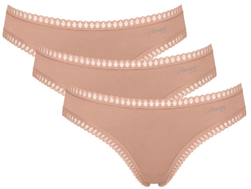 Sloggi Go Crush Mini Γυναικεία Κυλοτάκια 3ΤΜΧ Βαμβακερά 10219682-00ME