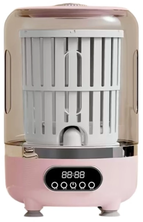 Φορητό επαναφορτιζόμενο πλυντήριο ρούχων mini - HP909 - 457658 - Pink