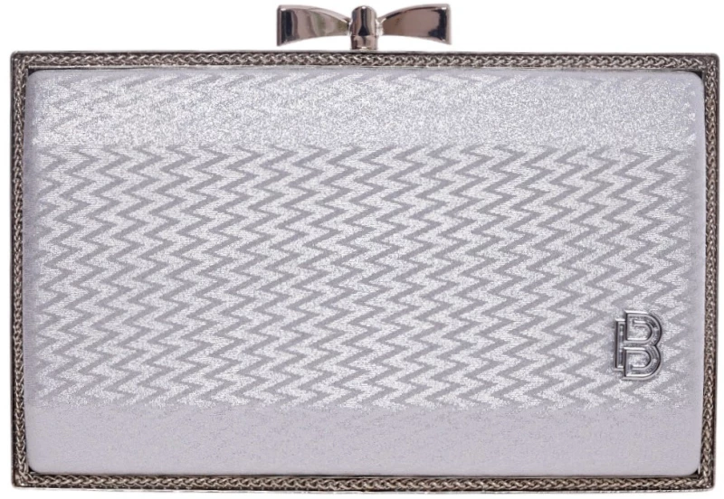 Τσάντα φάκελος clutch CK-6057 - Ασημί Bag to Bag