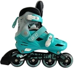 Αυξομειούμενα Roller GC BW125 ΣΕΤ 4 ΣΕ 1 INLINE SKATES  Μπλε/Μαύρο-SMALL (31-34)