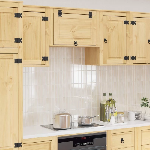 vidaXL Ντουλαπιού με πόρτα Μέλι 60 x 32 x 40 εκ. Στερεά ξυλεία πεύκου