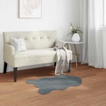 vidaXL Χαλιά Ψεύτικου Κουνελιού Olite Ανθρακί 50 x 80 cm Πολυεστέρας